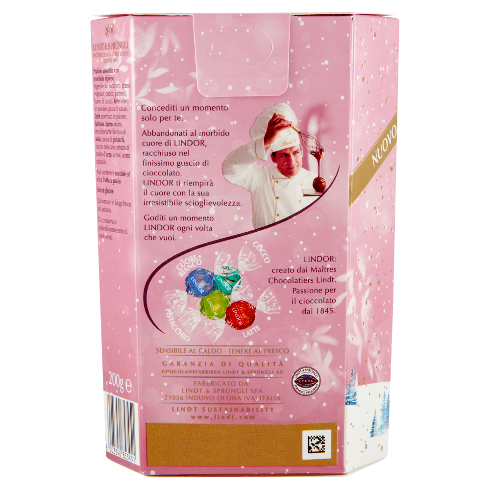 Lindt Cioccolatini Lindor Cioccolatini assortiti limited edition Scatola 200 g
