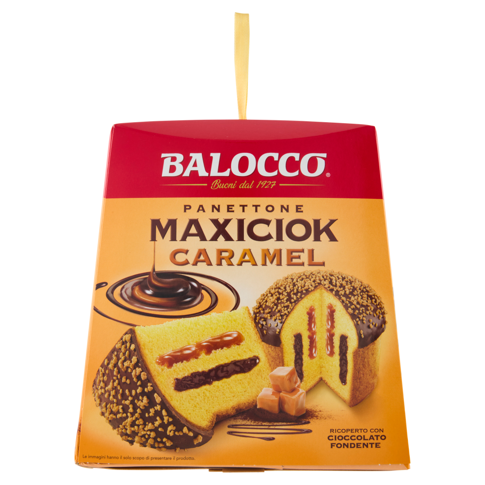 Balocco Panettone Maxiciok Caramel 800 g