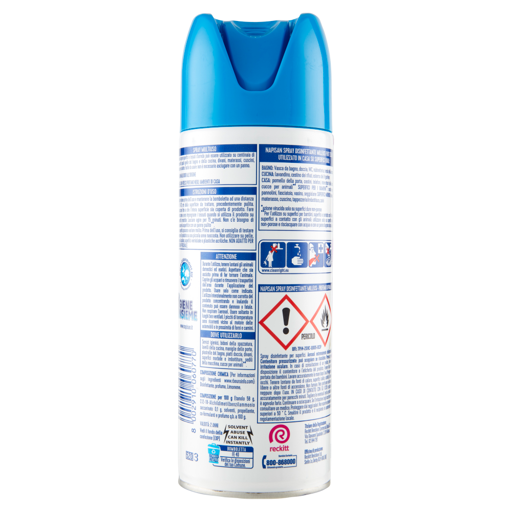 Napisan Spray Disinfettante Milleusi Profumo di Primavera 400 ml