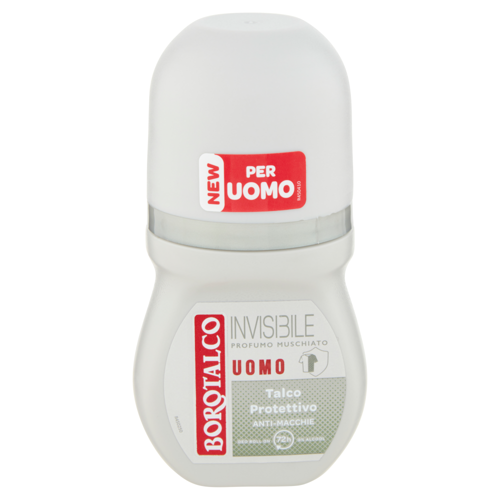 Borotalco Uomo Invisibile Profumo Muschiato Deo Roll On 50 ml