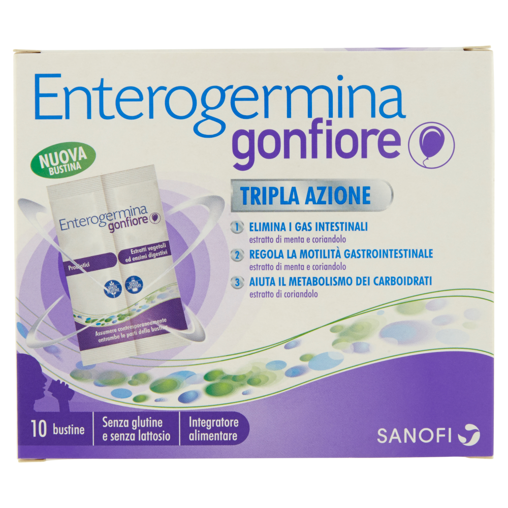 Enterogermina gonfiore 10 bustine 40 g