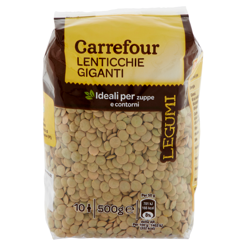 Carrefour Legumi Lenticchie Giganti 500 g
