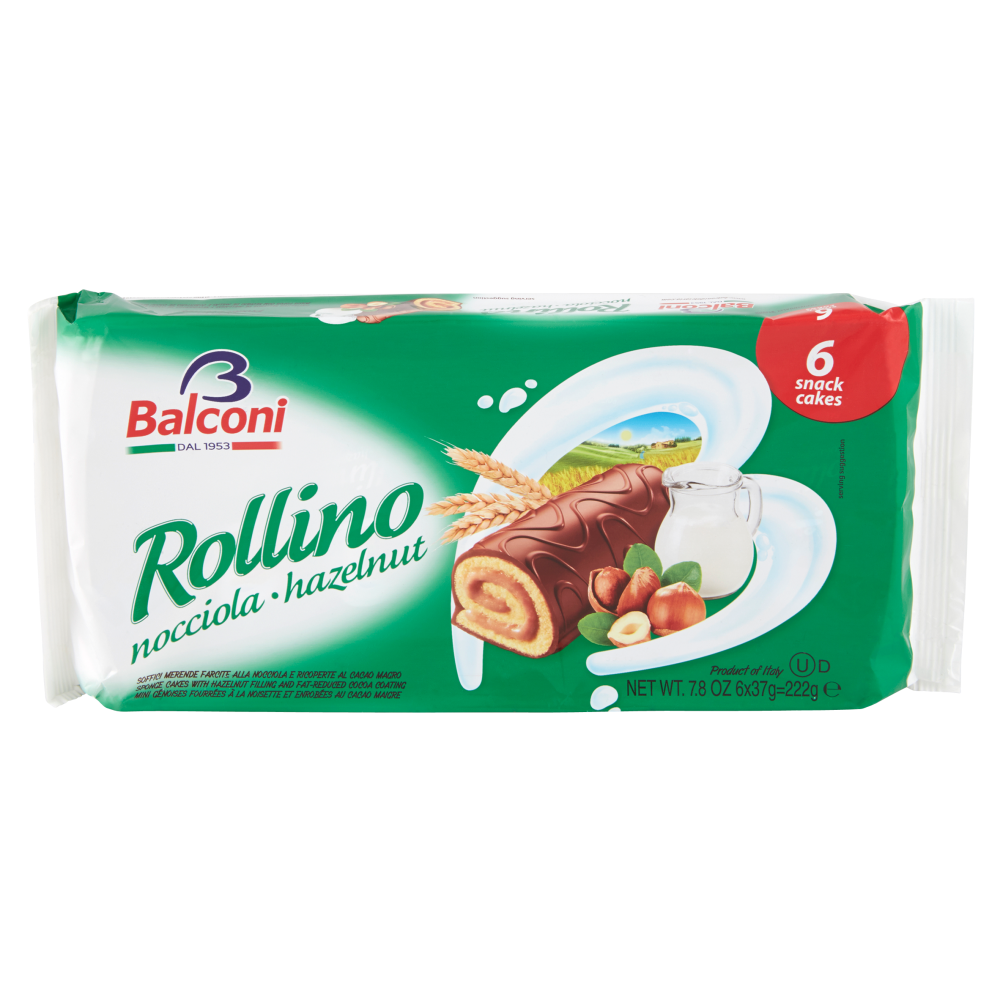 Balconi Rollino nocciola 6 x 37 g