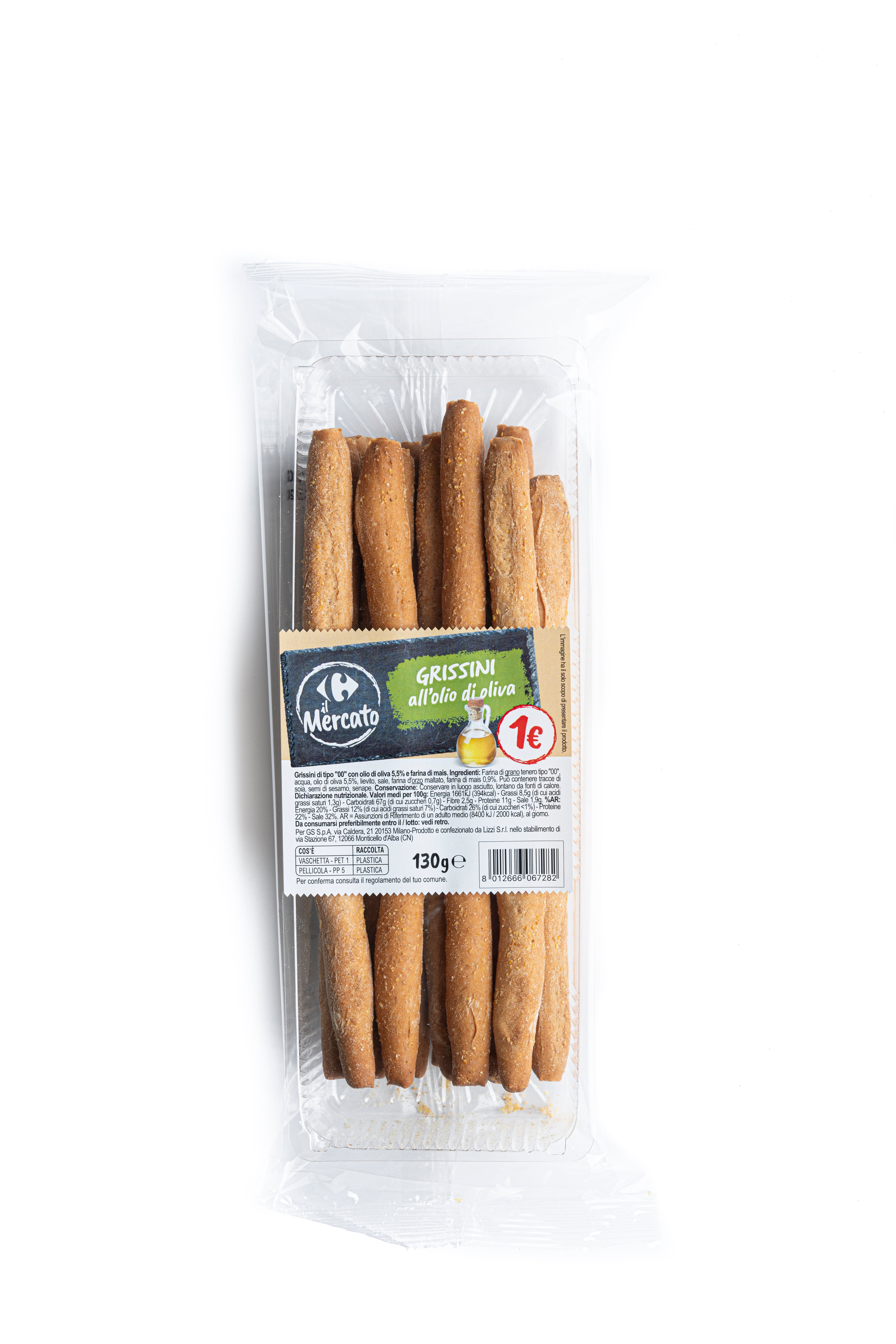 Carrefour il Mercato Grissini all'olio di oliva