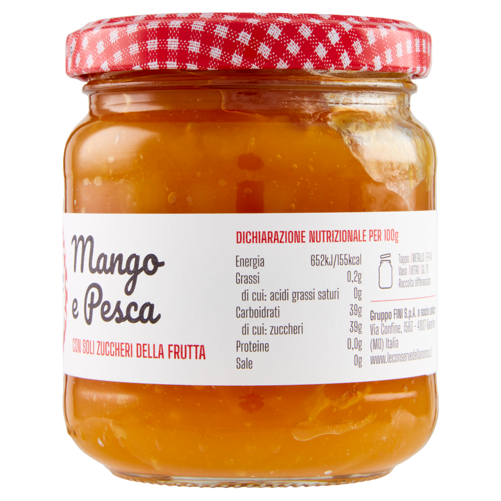 Le Conserve della Nonna Mango e Pesca 210 g