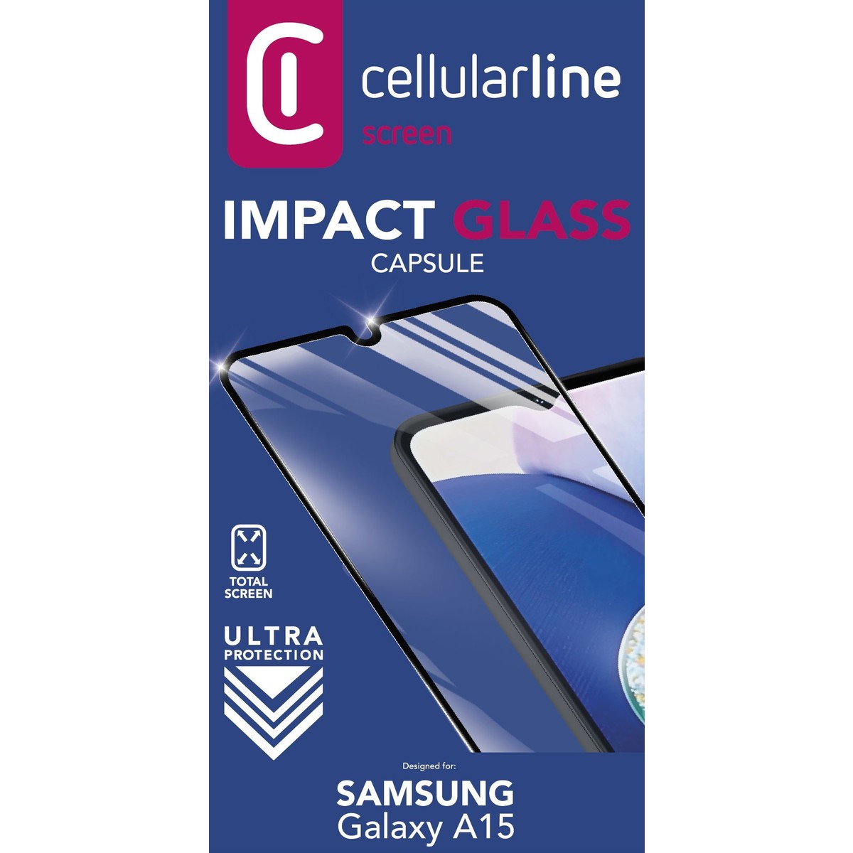 Cellularline Impact Glass Capsule - PIXEL 10PRO XL/9PRO XL Vetro temperato resistente da bordo a bordo