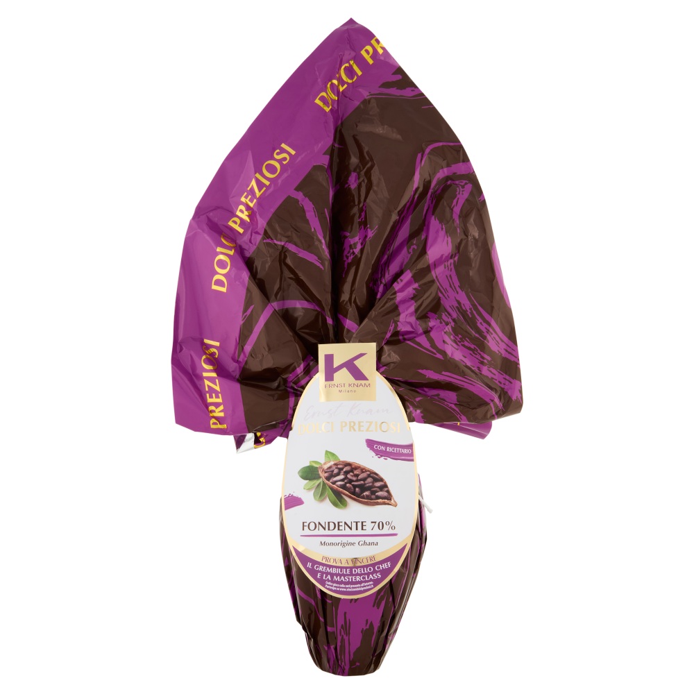Dolci Preziosi Uovo Fondente 70% Ernst Knam 240 g