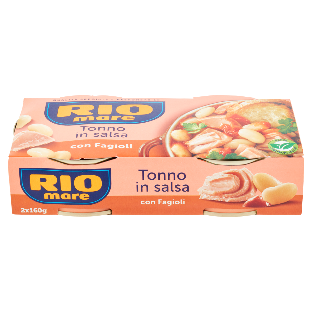 Rio mare Tonno in salsa con Fagioli 2 x 160 g