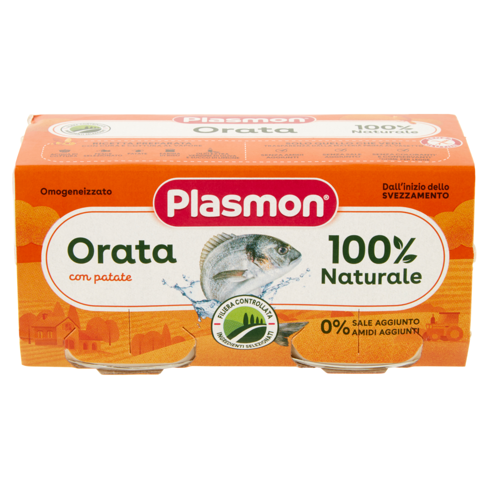 Plasmon Omogeneizzato Orata con patate 2 x 80 g
