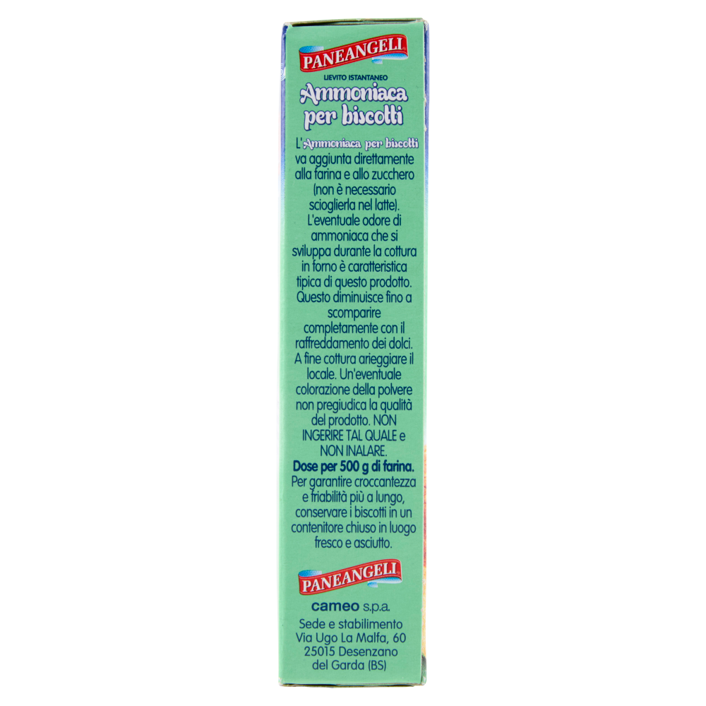 PANEANGELI Lievito Istantaneo Ammoniaca per biscotti 3 x 9 g