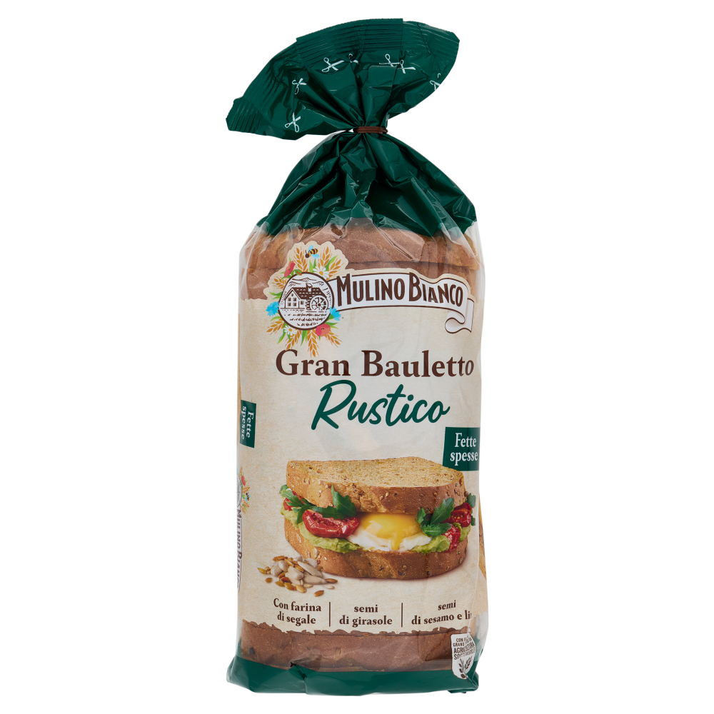 Mulino Bianco Gran Bauletto Pane Rustico 500g
