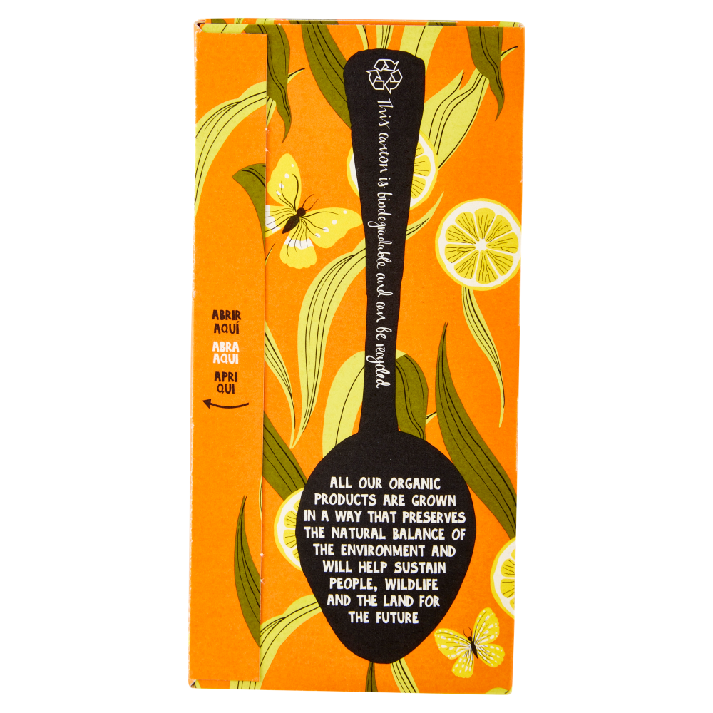 CUPPER Happy Mondays Infuso Bio con Limone, Zenzero e Pepe Nero, Tisana Speziata, 20 Bustine 45 g