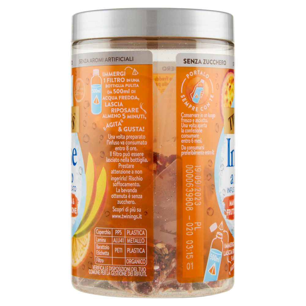 Twinings Cold Infuse Mango, Arancia e Frutto della Passione 10 x 2,5g