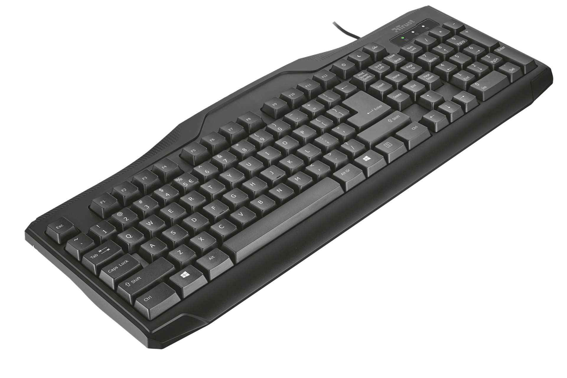 Trust CLASSICLINE KEYBOARD IT tastiera Universale USB QWERTY Nero