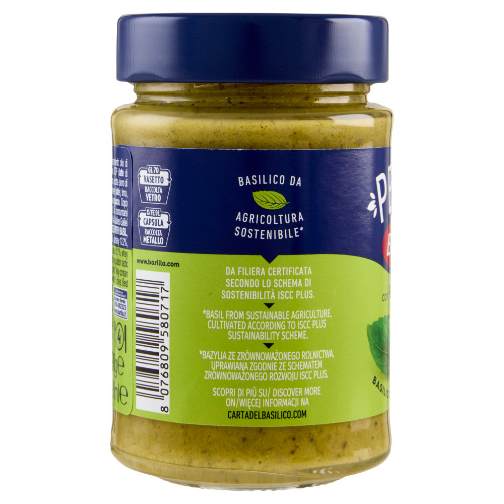 Barilla Pesto Basilico e Rucola Condimento e Sugo per Pasta 190 g