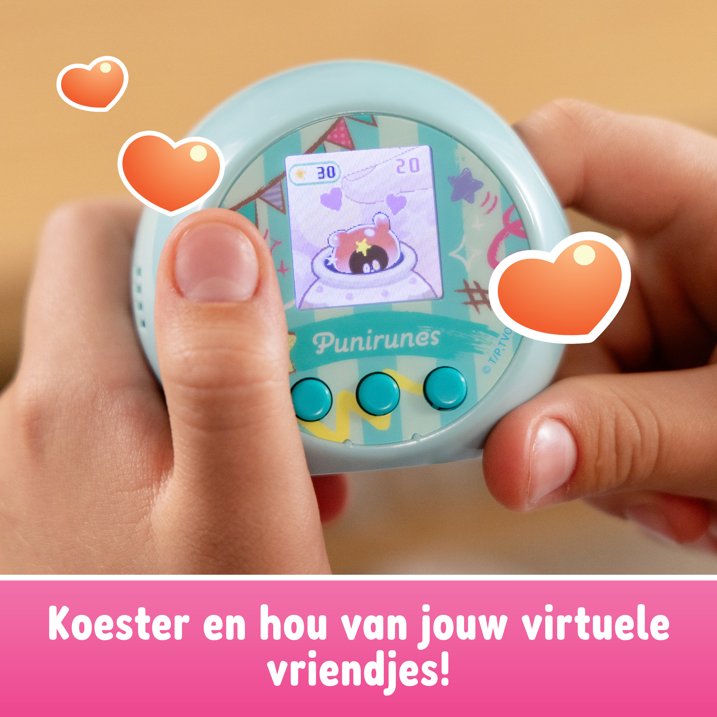 Punirunes , il tuo Cucciolo Digitale, Interattivo e Sensoriale, 55 Personaggi da Collezionare, Reagisce al tuo Tocco, Display LED a Colori, Giocattoli per Bambini e Bambine, 5+ Anni