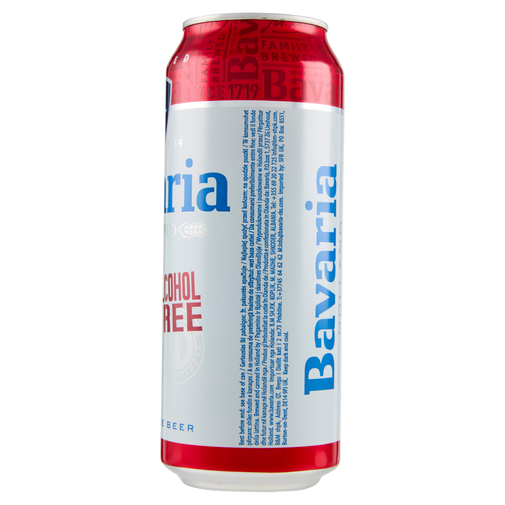 Bavaria 0.0% Alcohol Free 500 mL
