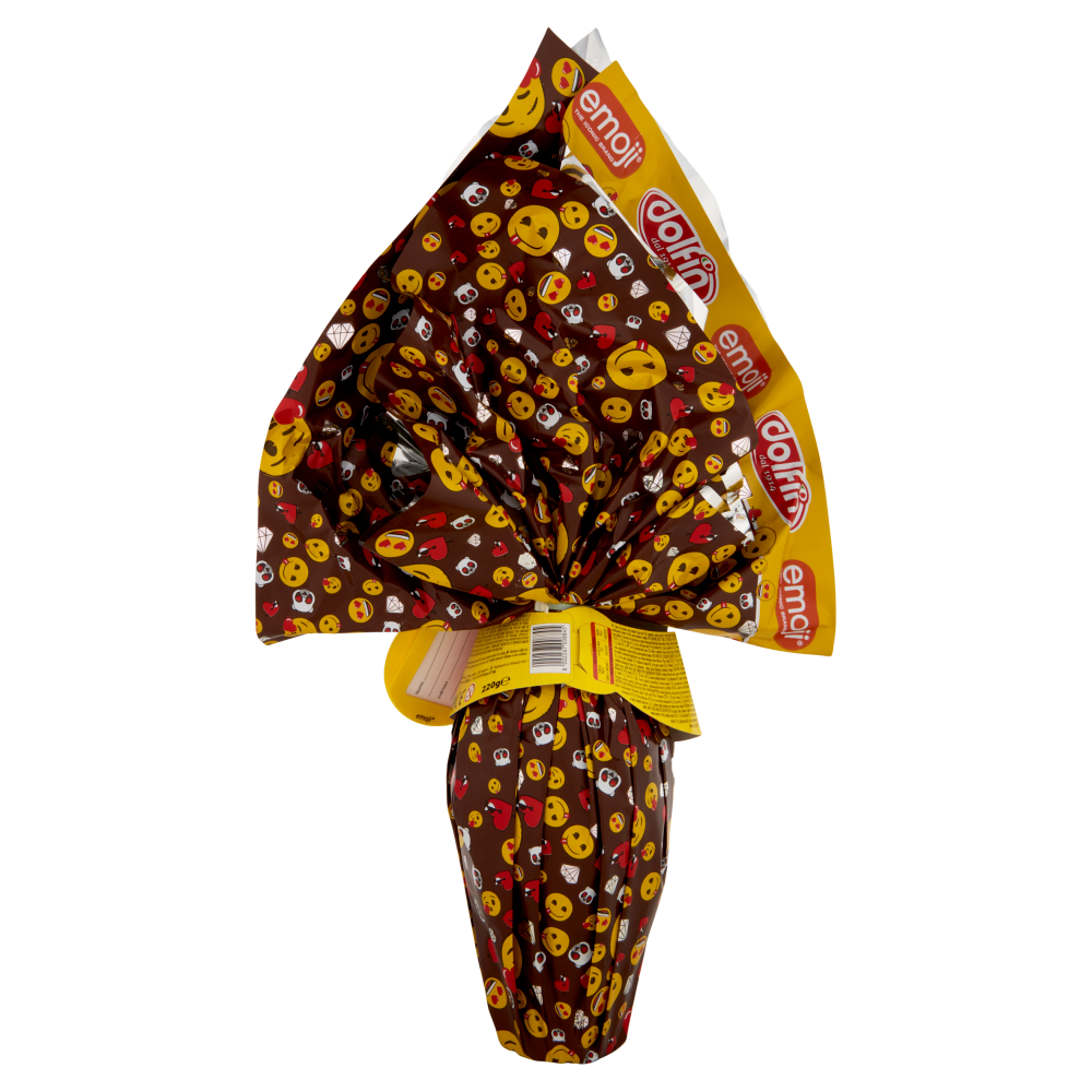 dolfin Uovo di Cioccolato Extra Fondente emoji 220 g
