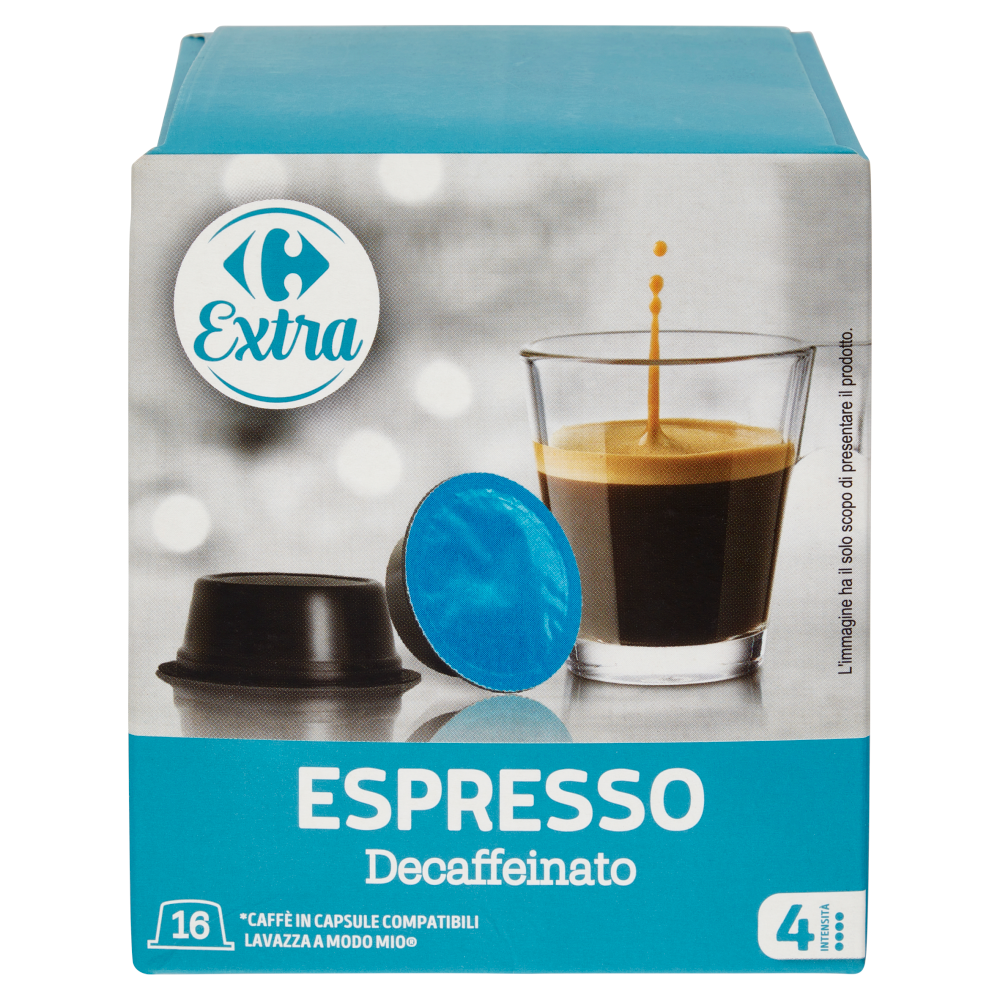 Carrefour Extra Espresso Decaffeinato 16 x 7,5 g