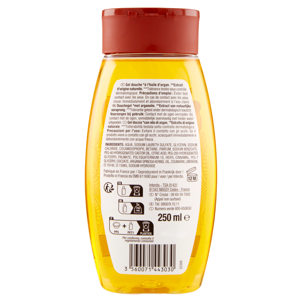 Carrefour Soft with Argan* Gel Douche 250 ml