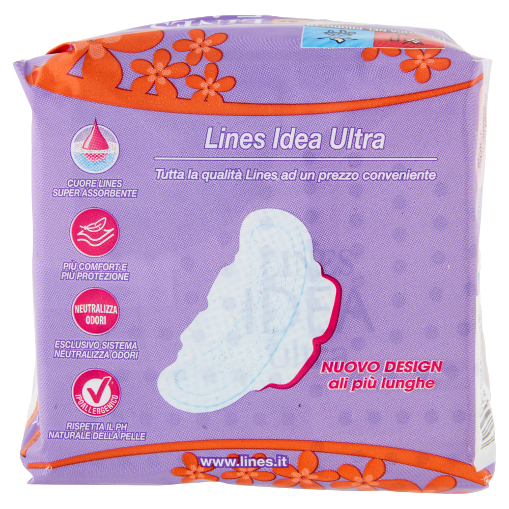 Lines Idea ultra con ali 12 pz