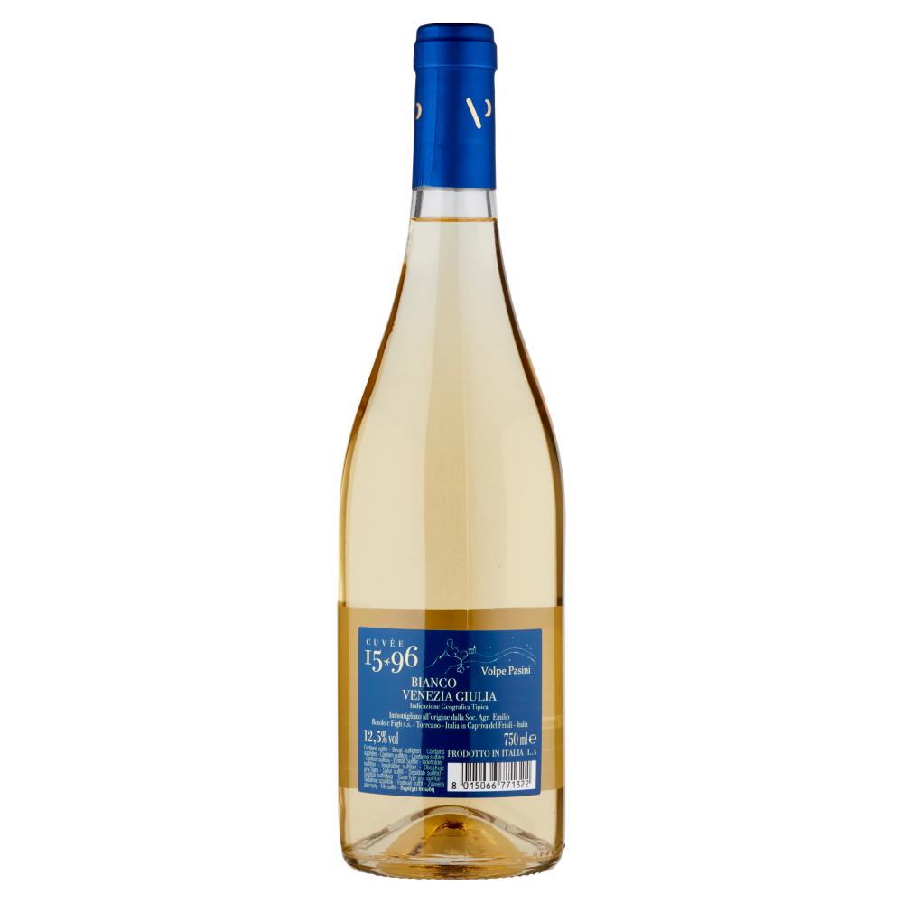 Volpe Pasini 1596 Cuv&egrave;e Ribolla Gialla-Malvasia Bianco Venezia Giulia IGT 750 ml