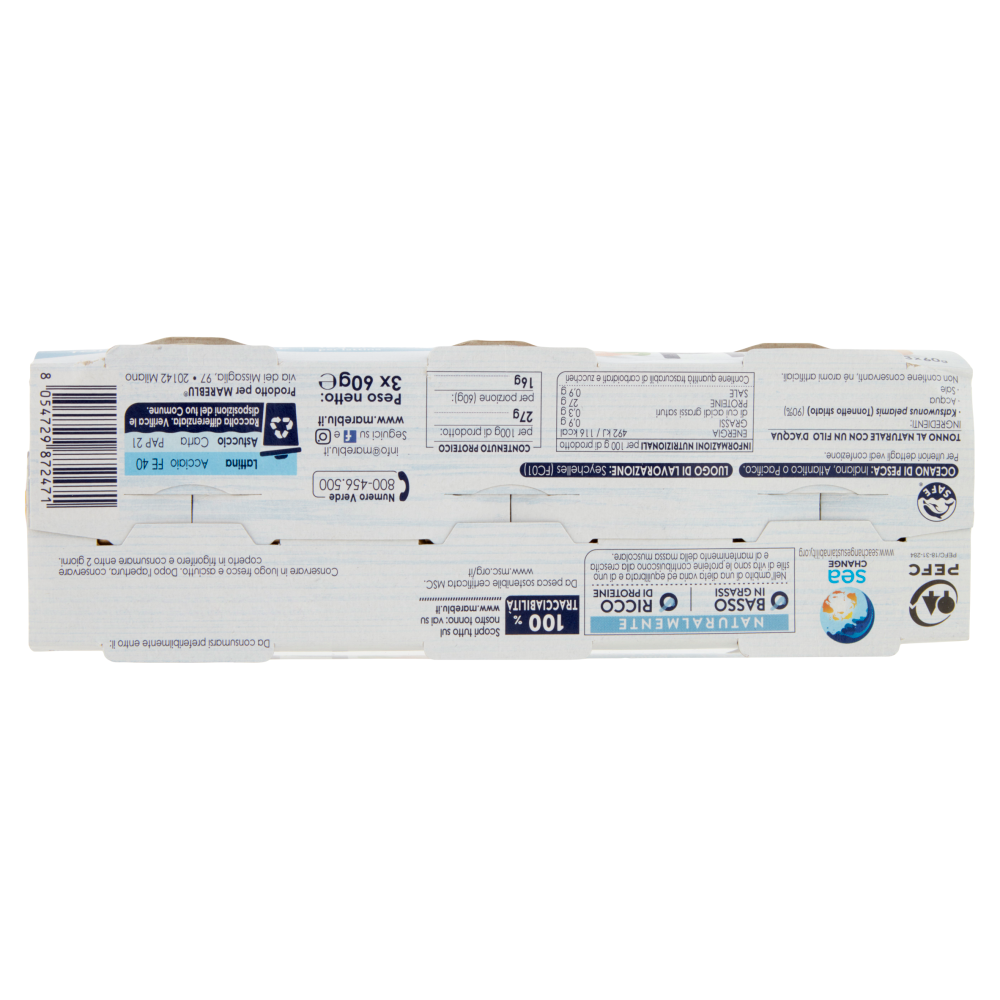 Mareblu Active Pro Tonno al Naturale 3 x 60 g