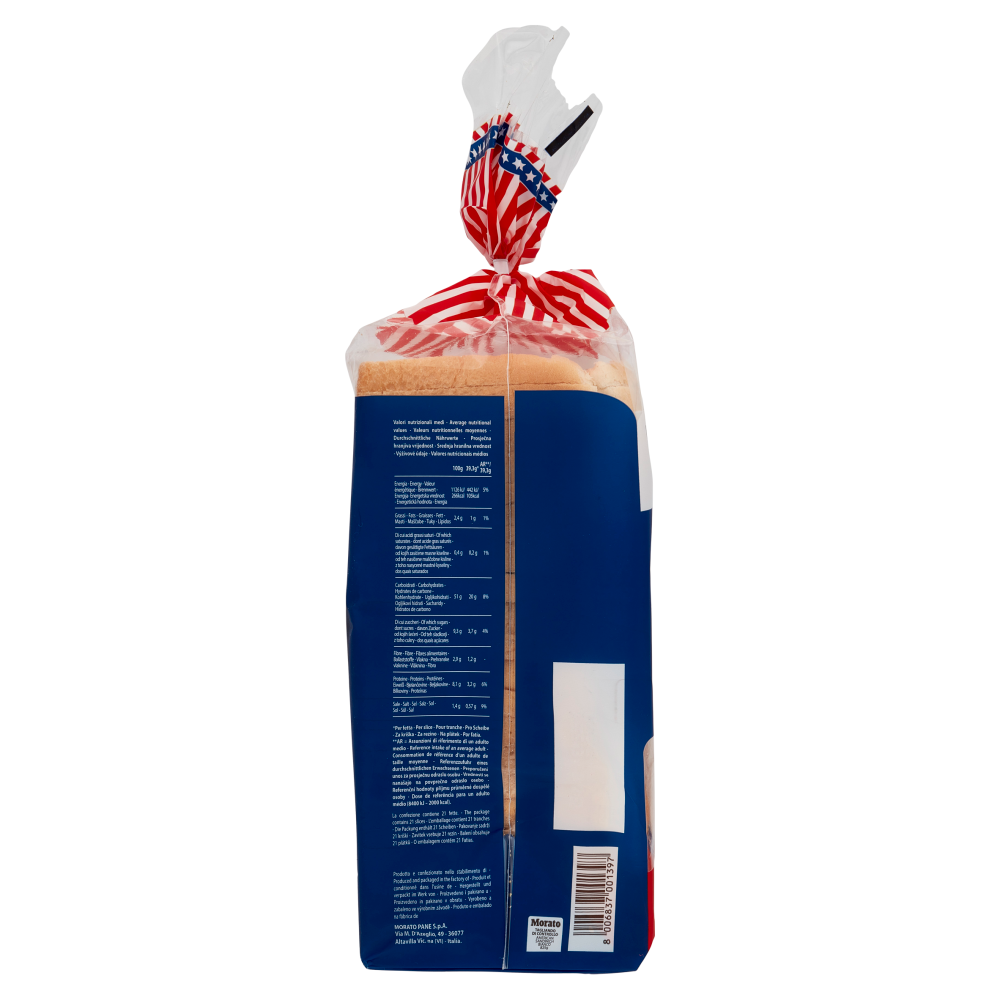 Morato American Sandwich Bianco 21 x 39,3 g