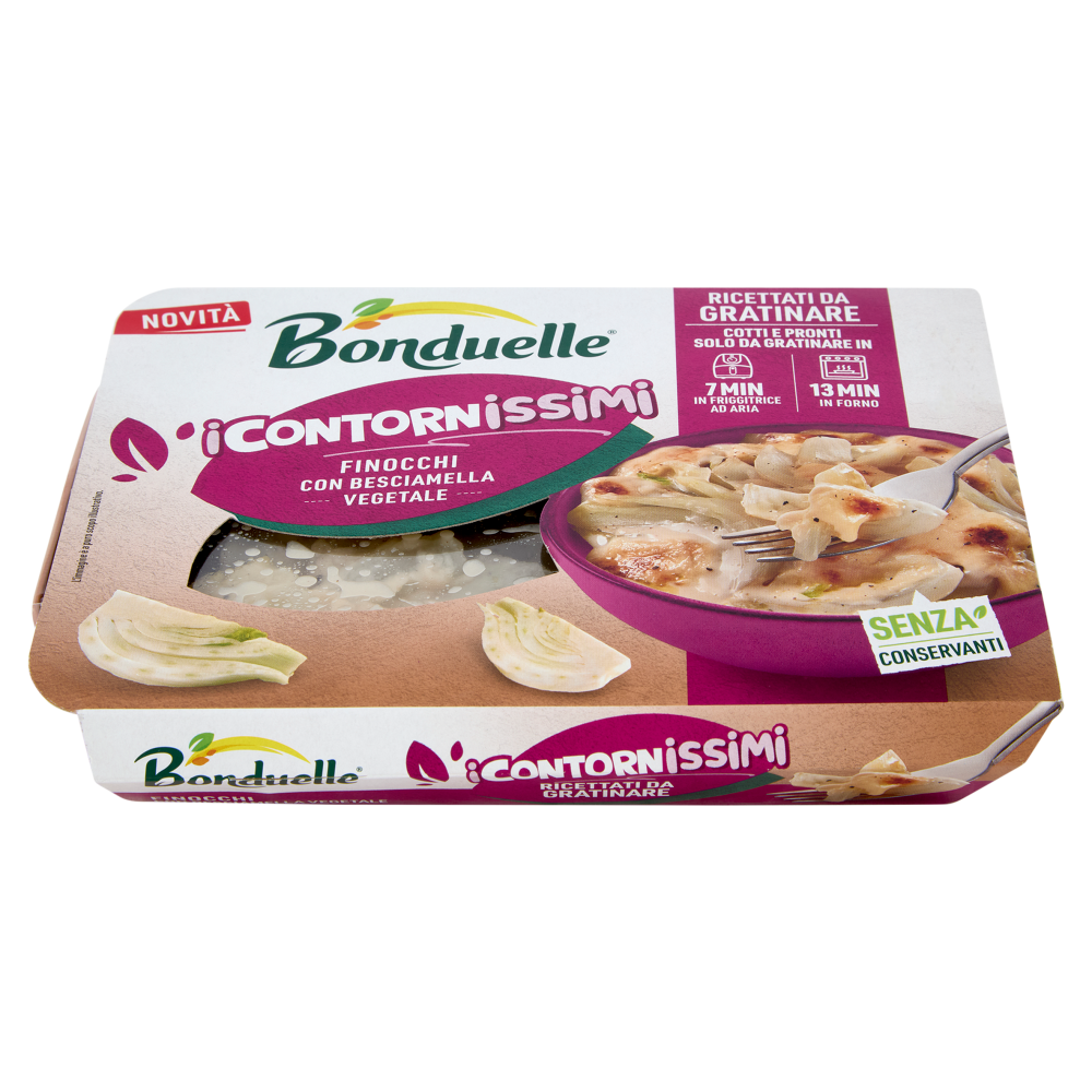 Bonduelle i Contornissimi Ricettati da Gratinare Finocchi con Besciamella Vegetale 240 g