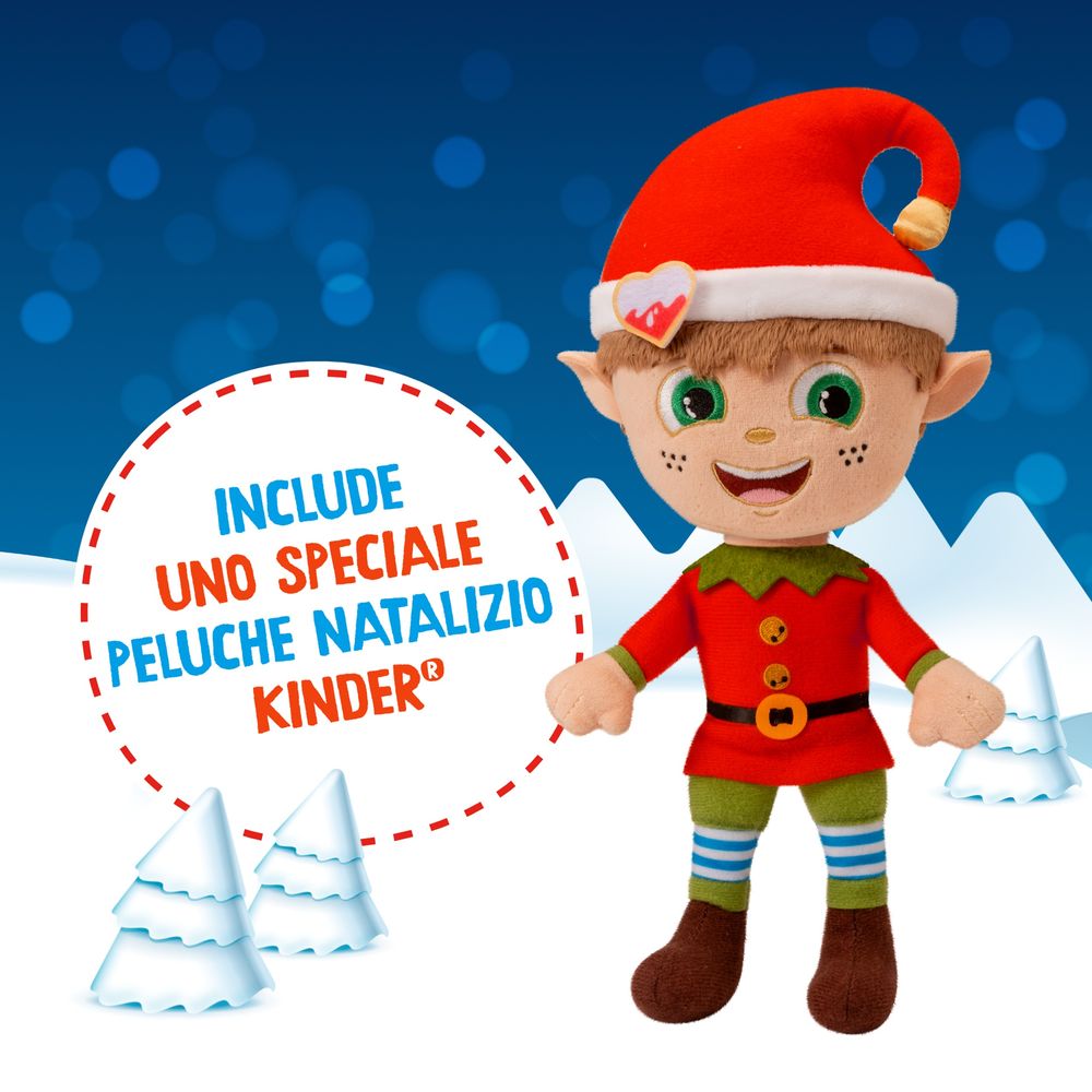 Kinder Peluche Maxi Mix 4 pezzi 133 g