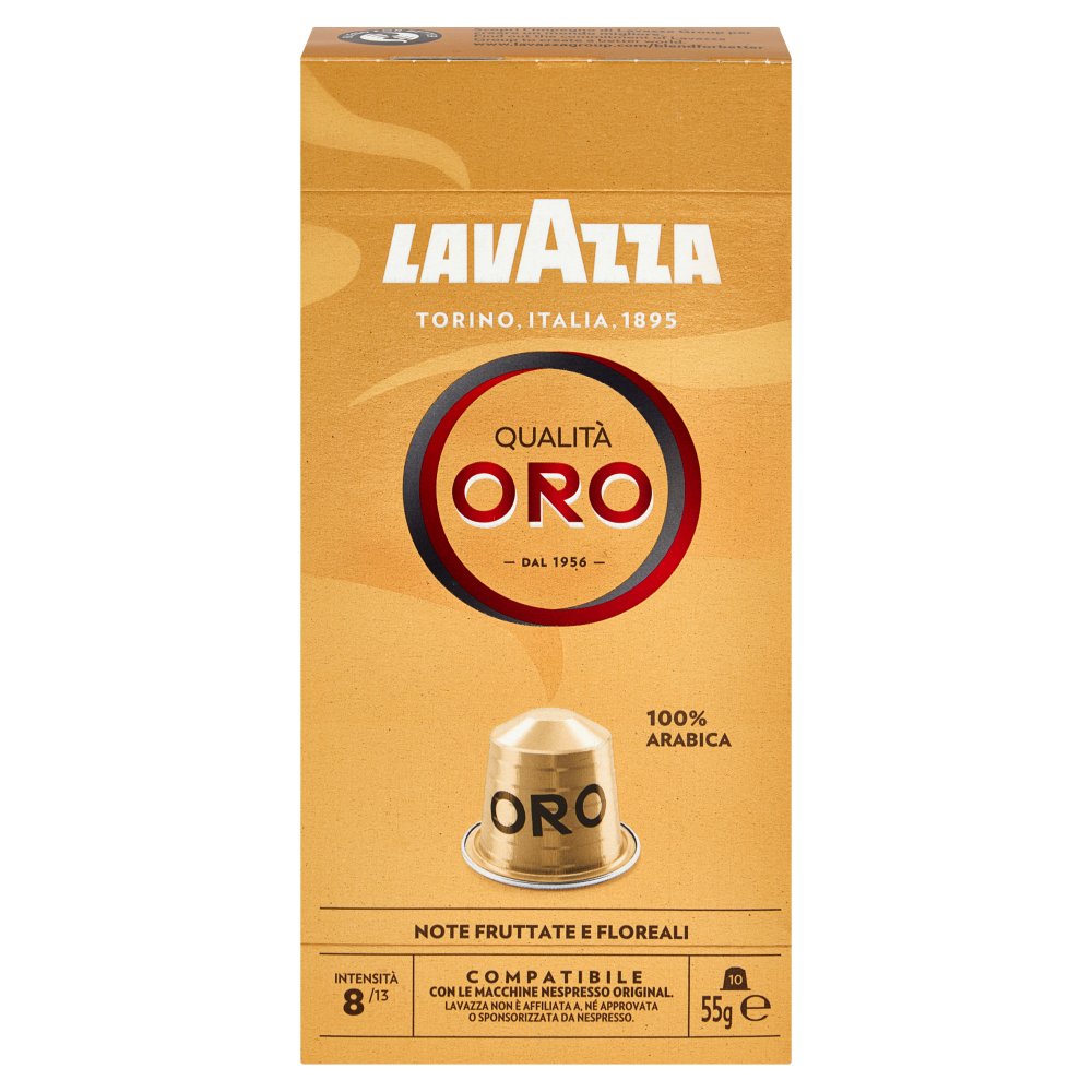 Lavazza Qualità Oro Compatibile con Nespresso Original 10 Capsule 55 g