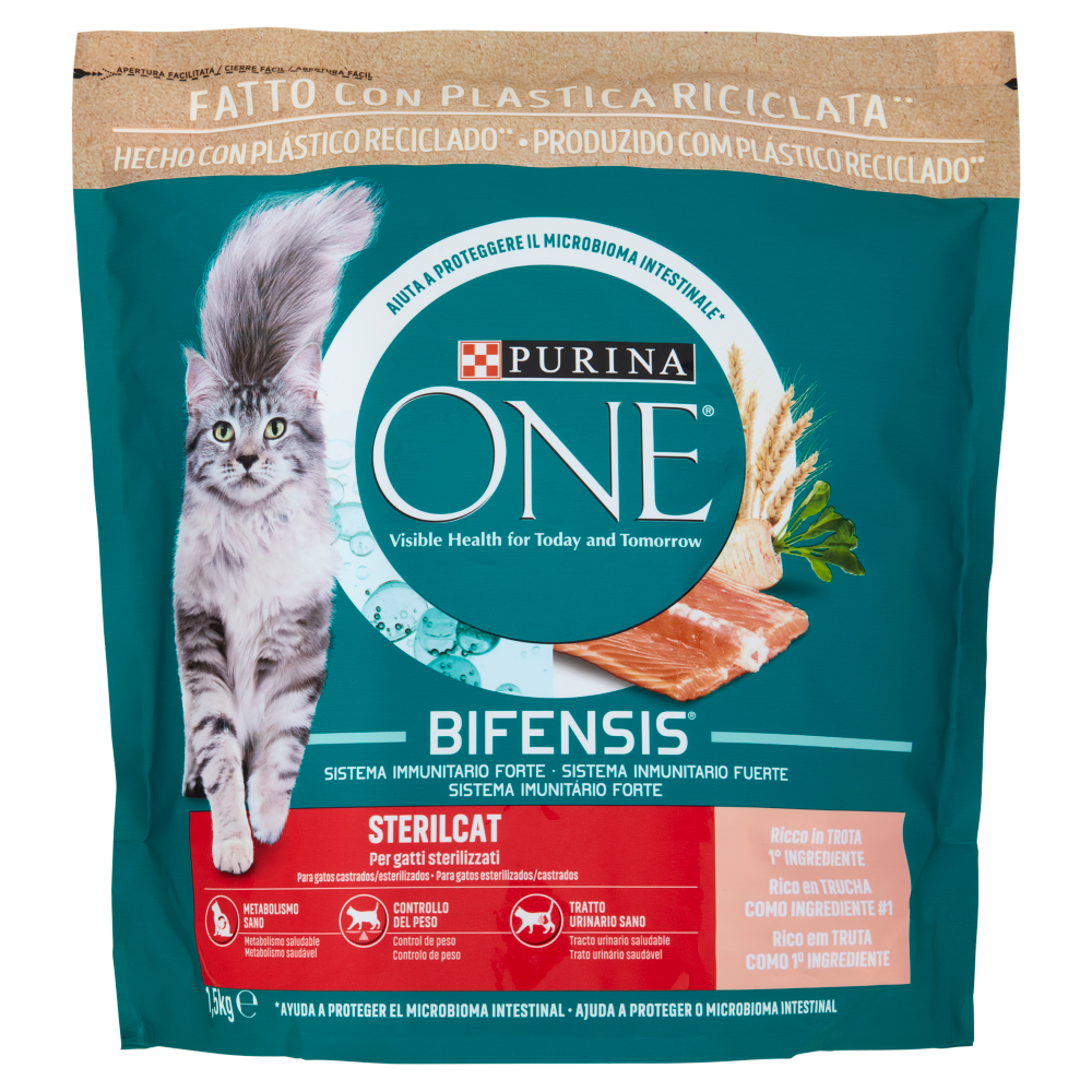 PURINA ONE Bifensis Sterilcat Trota e Frumento 1,5 kg