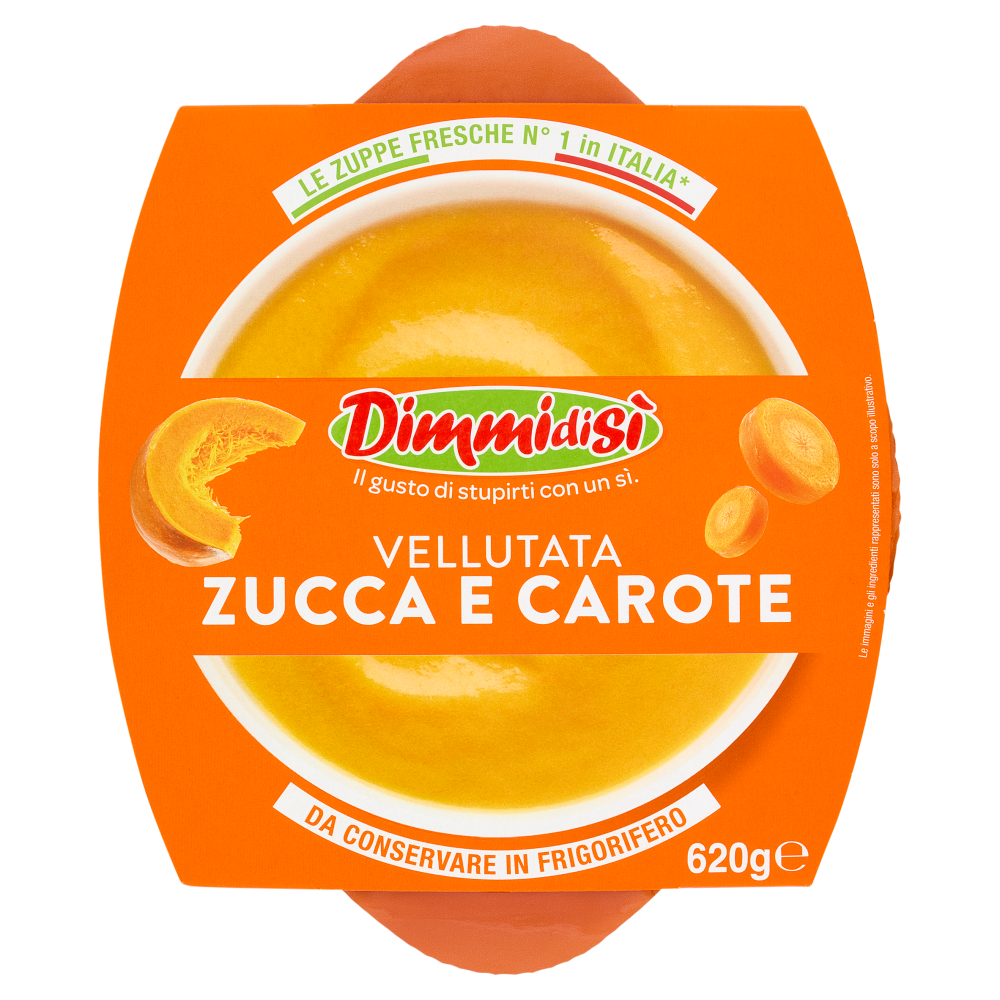 DimmidiSì Vellutata Zucca e Carote 620 g
