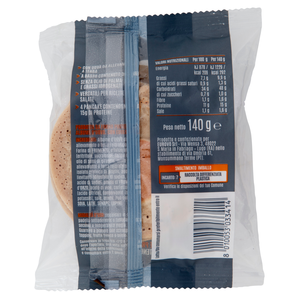 Pro Up 15g Pancake Proteici 140 g