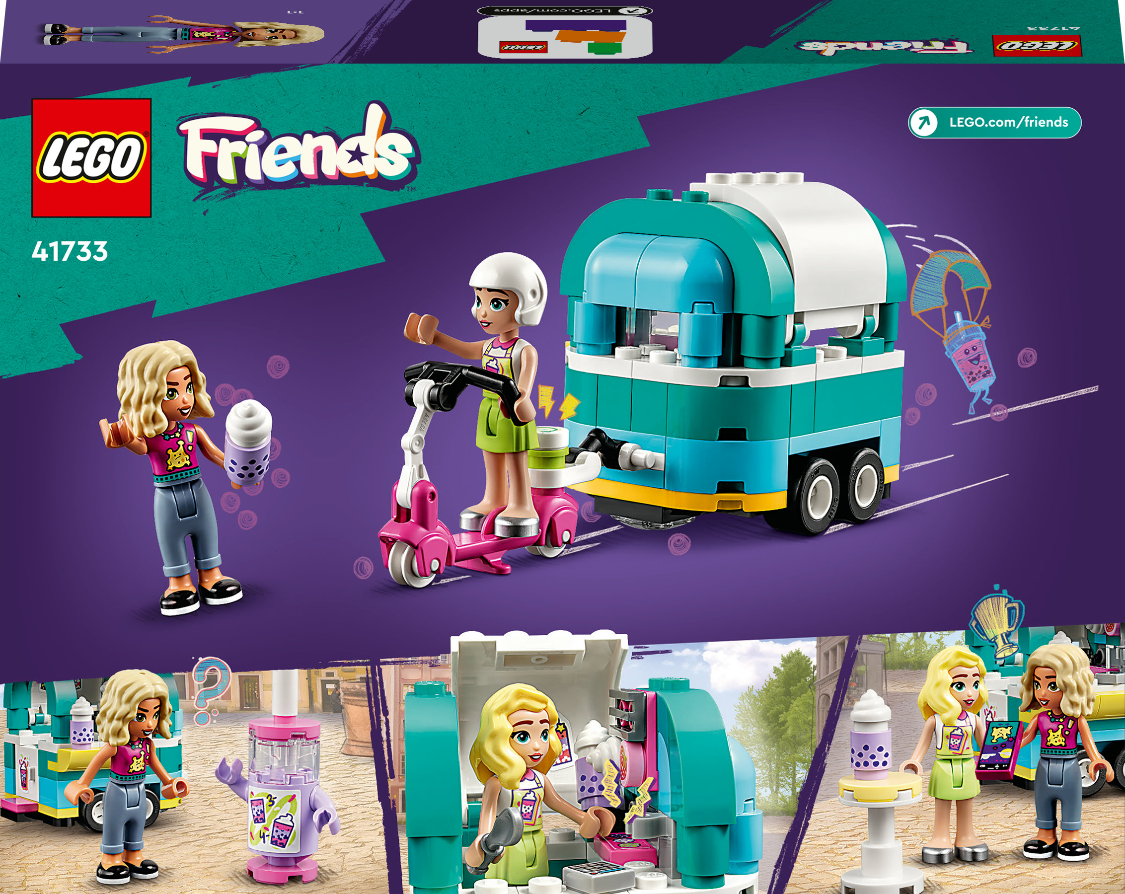 LEGO Friends Negozio mobile di Bubble Tea