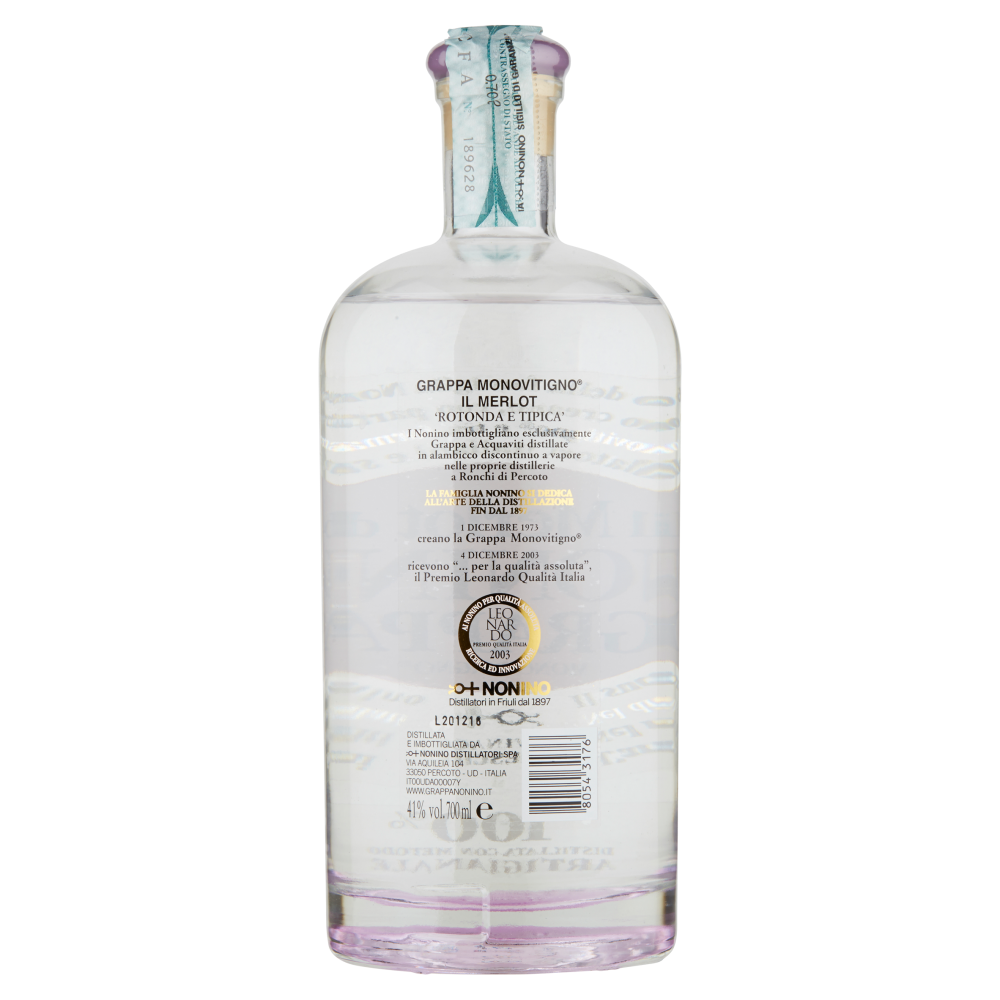 Nonino Grappa Monovitigno&reg; il Merlot 700 ml