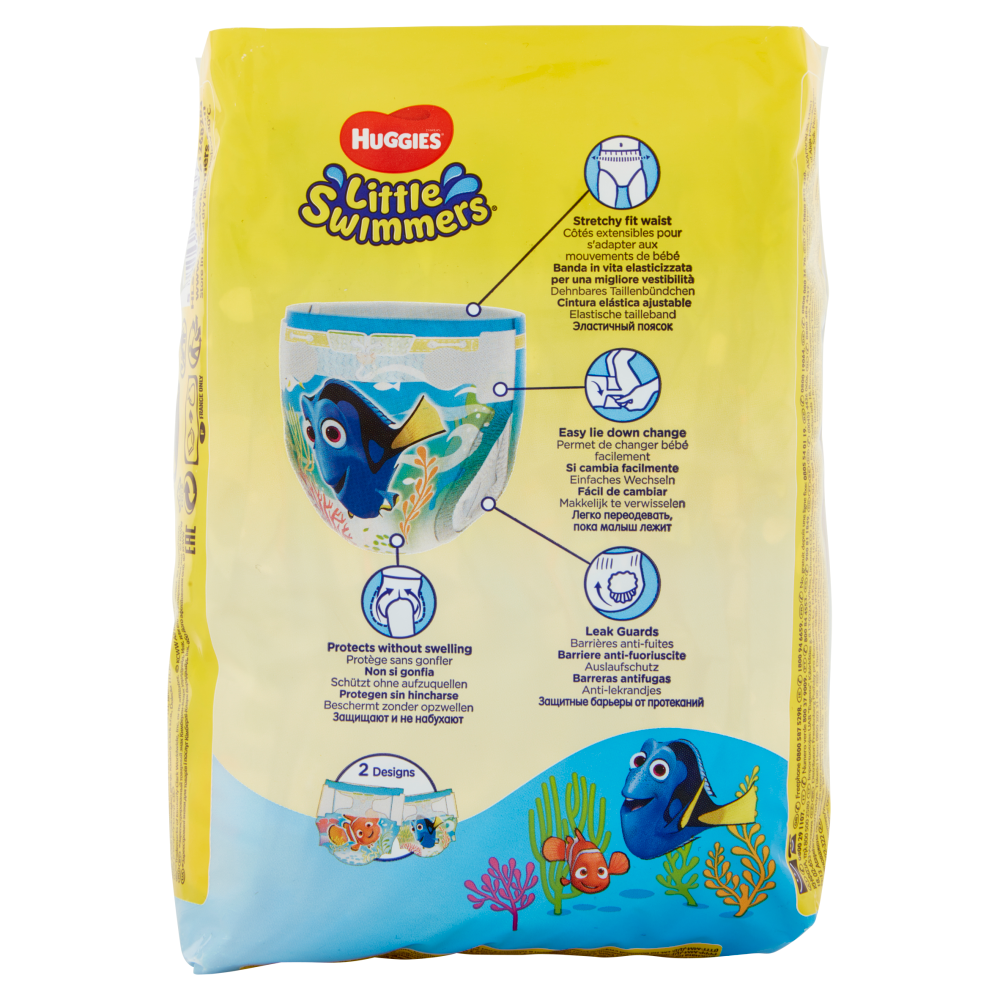 Huggies Little Swimmers Pannolino Costumino 2-3 3-8kg 12 pz