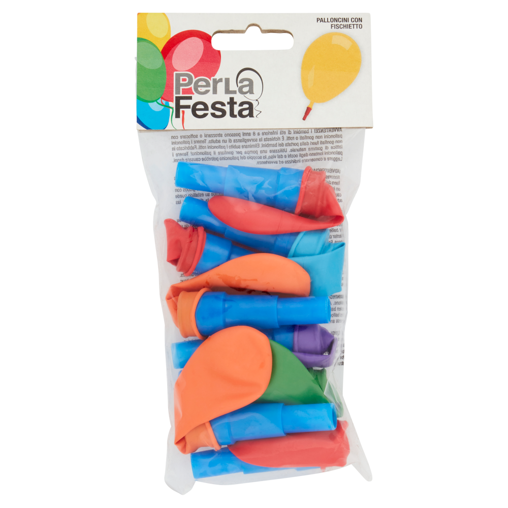 PerLa Festa Palloncini con Fischietto 8 pz
