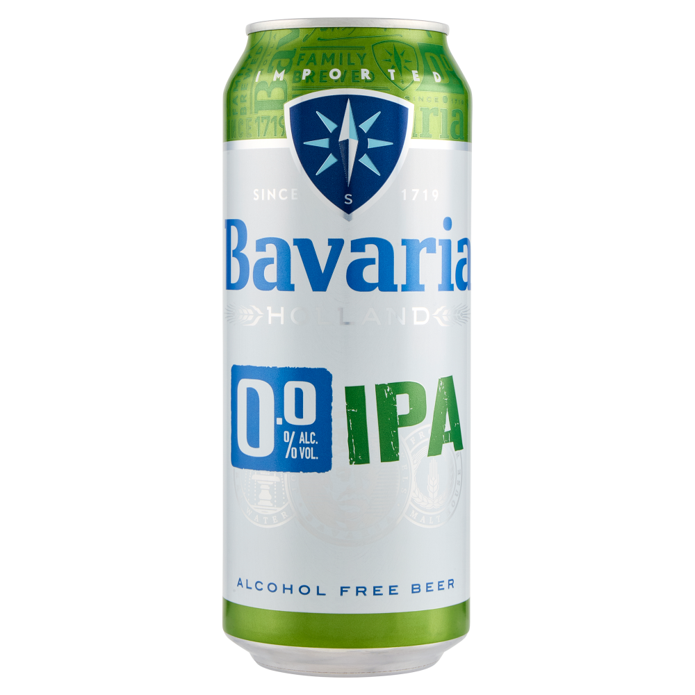 Bavaria 0.0% Alc. Vol. IPA 500 mL