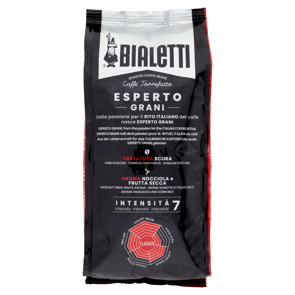Bialetti Caffè Torrefatto Esperto Grani Classico 500 g