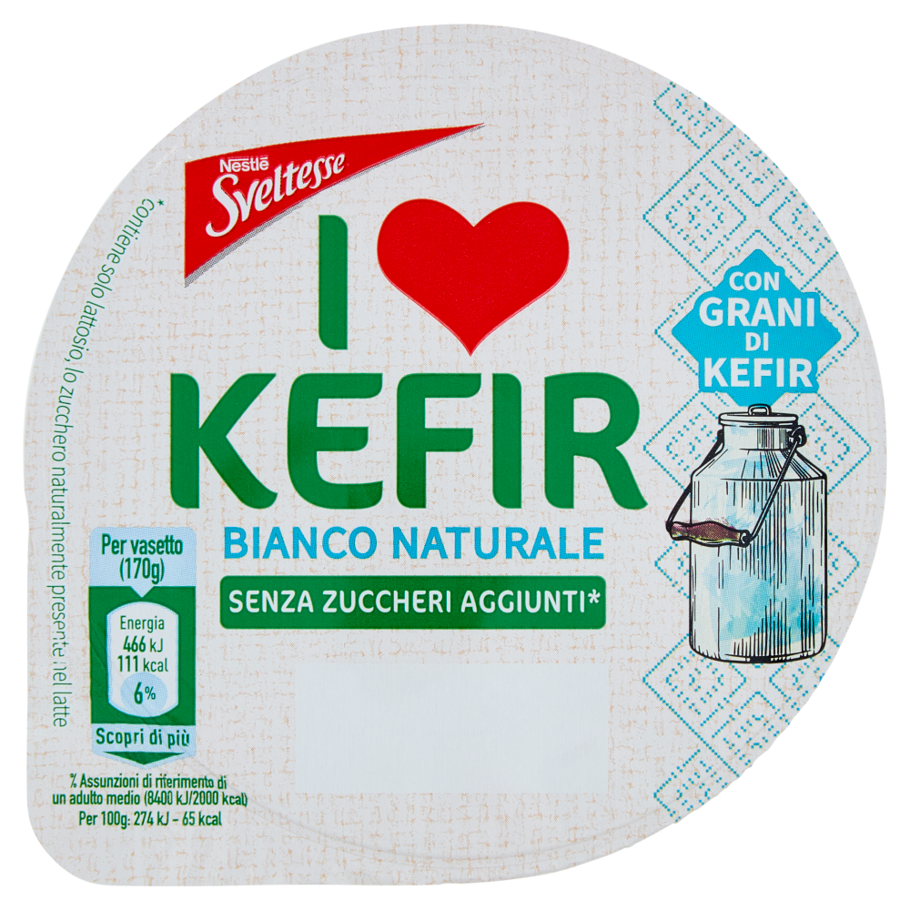 SVELTESSE I love Kefir Pot Bianco Naturale 1x170g