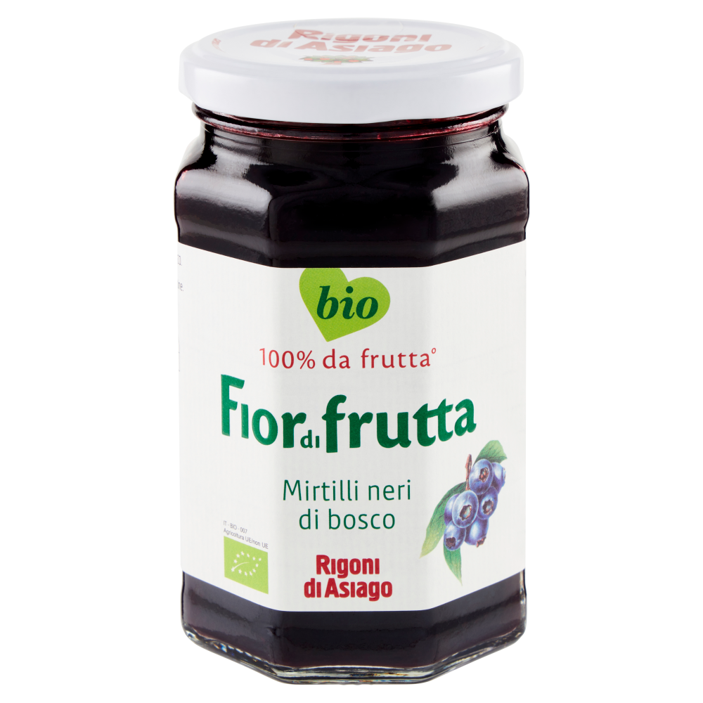 Rigoni di Asiago Fiordifrutta Mirtilli neri di bosco bio 330 g