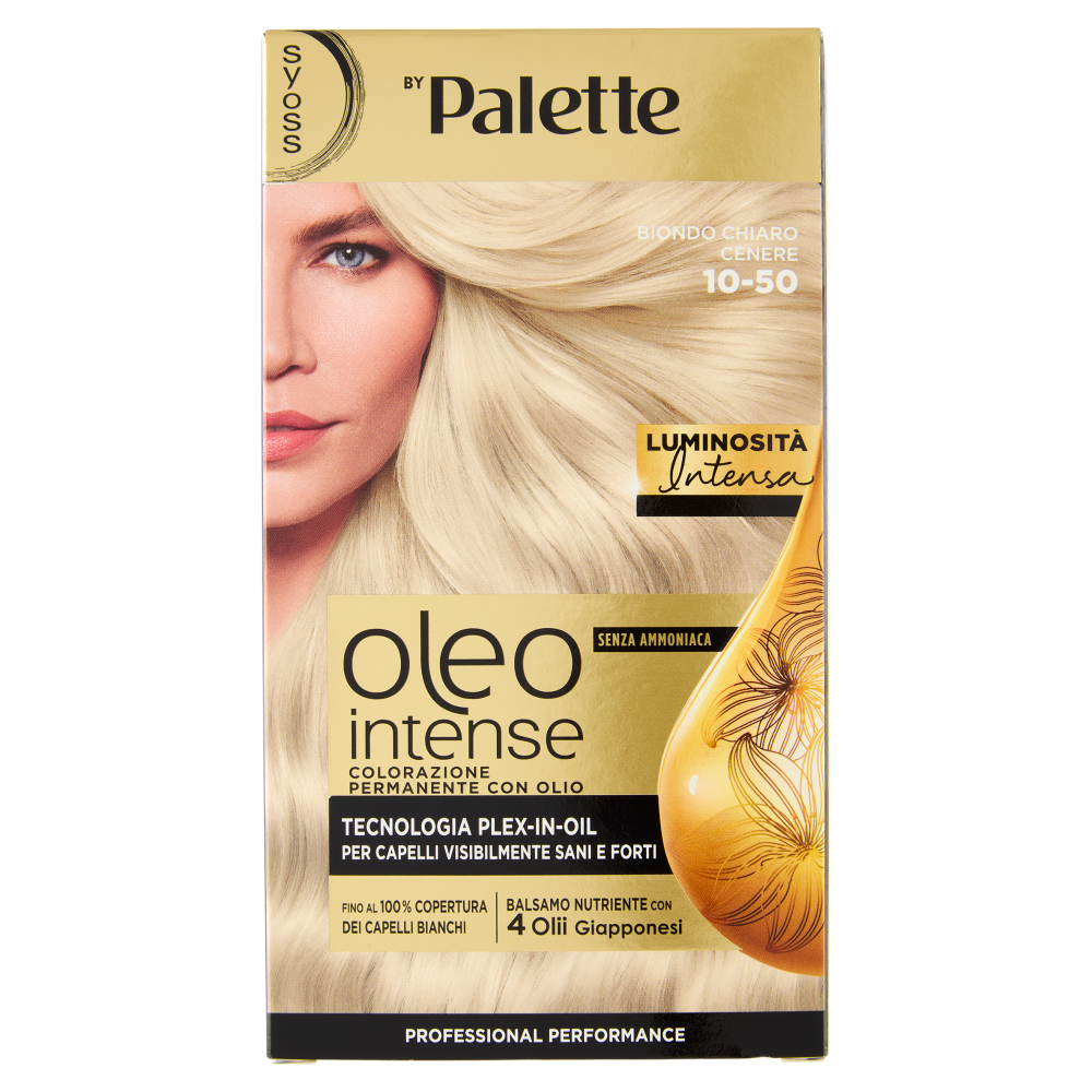Syoss By Palette oleo intense Biondo Chiaro Cenere 10-50