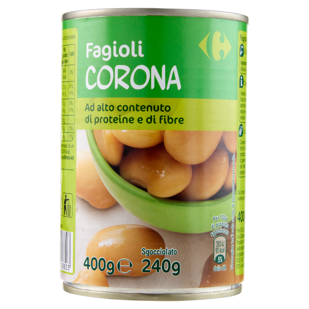 Carrefour Fagioli Corona 400 g