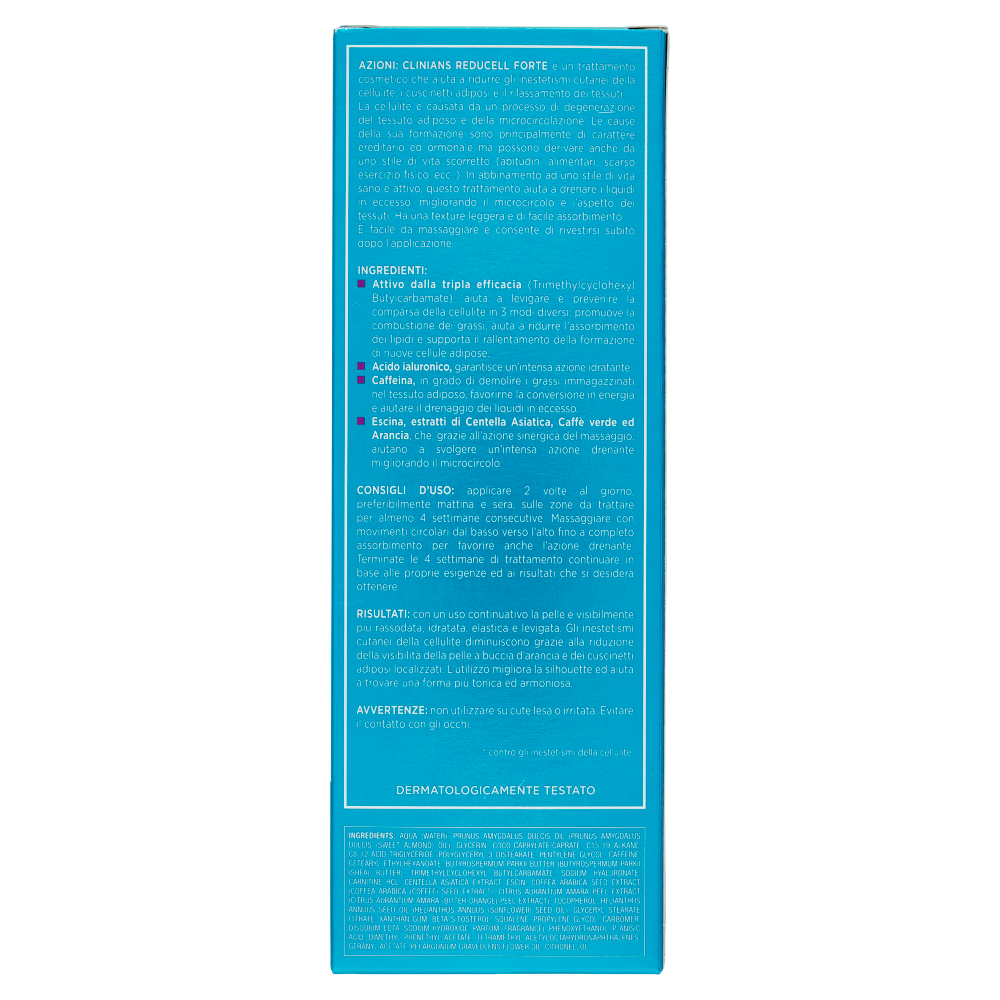 Clinians Intense A Bodycare Crema Rassodante Anticellulite* Reducell Forte 200 mL