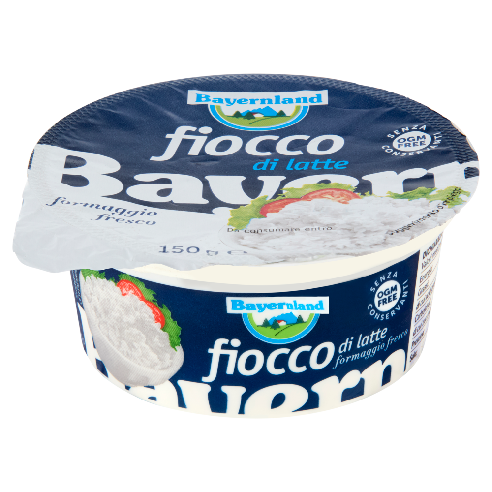 Bayernland fiocco di latte formaggio fresco 150 g