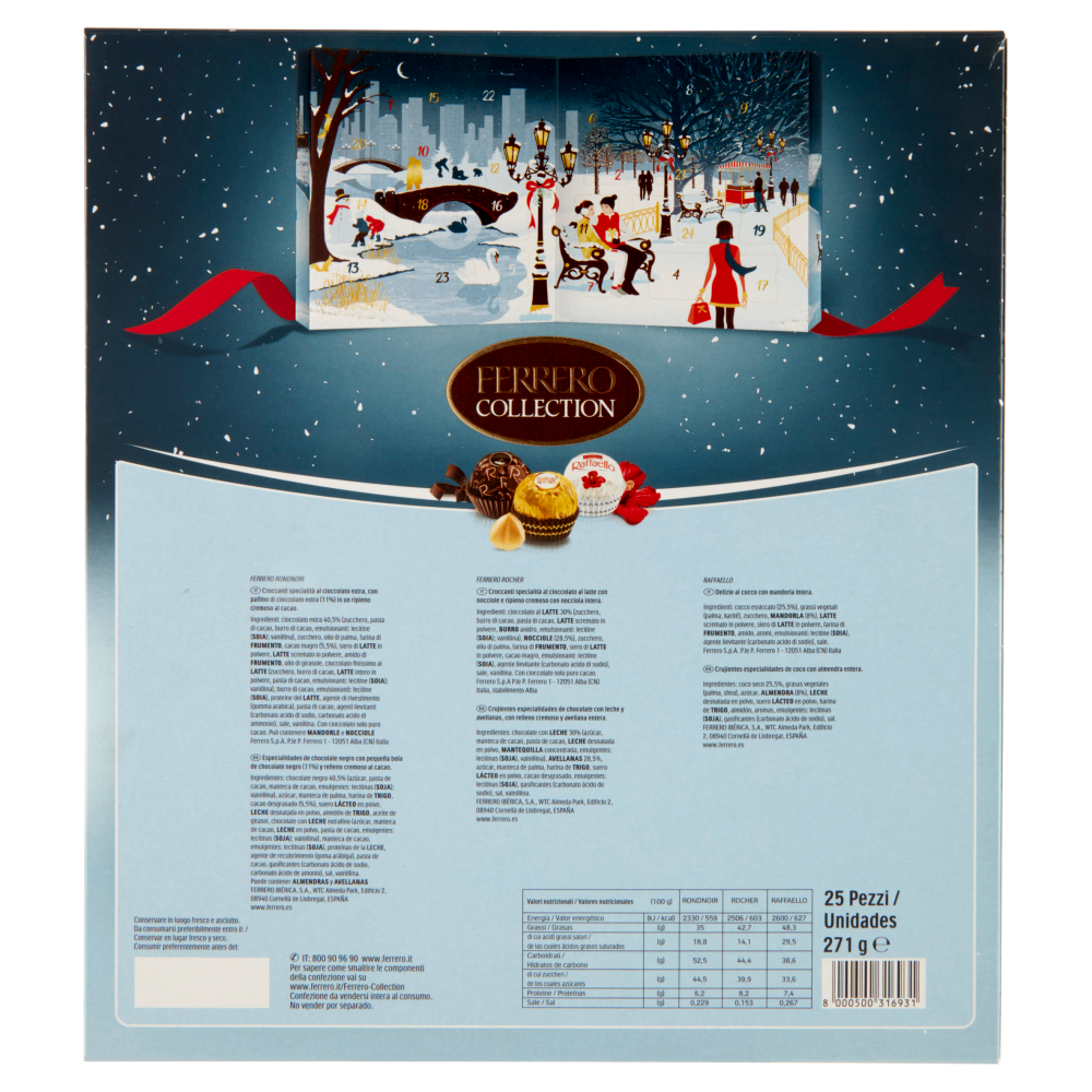 Ferrero Calendario dell'Avvento 25 pezzi 271 g
