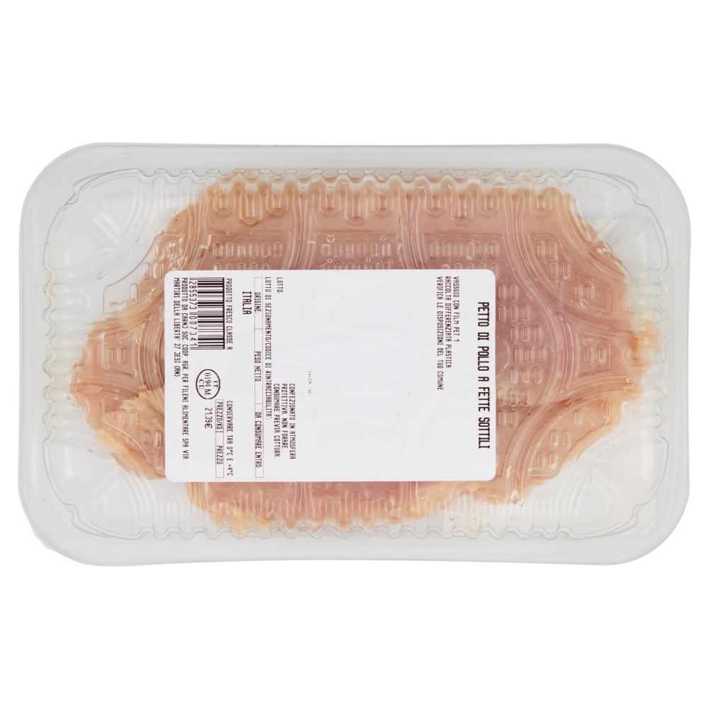 Fileni Petto di Pollo a Fette Sottili 