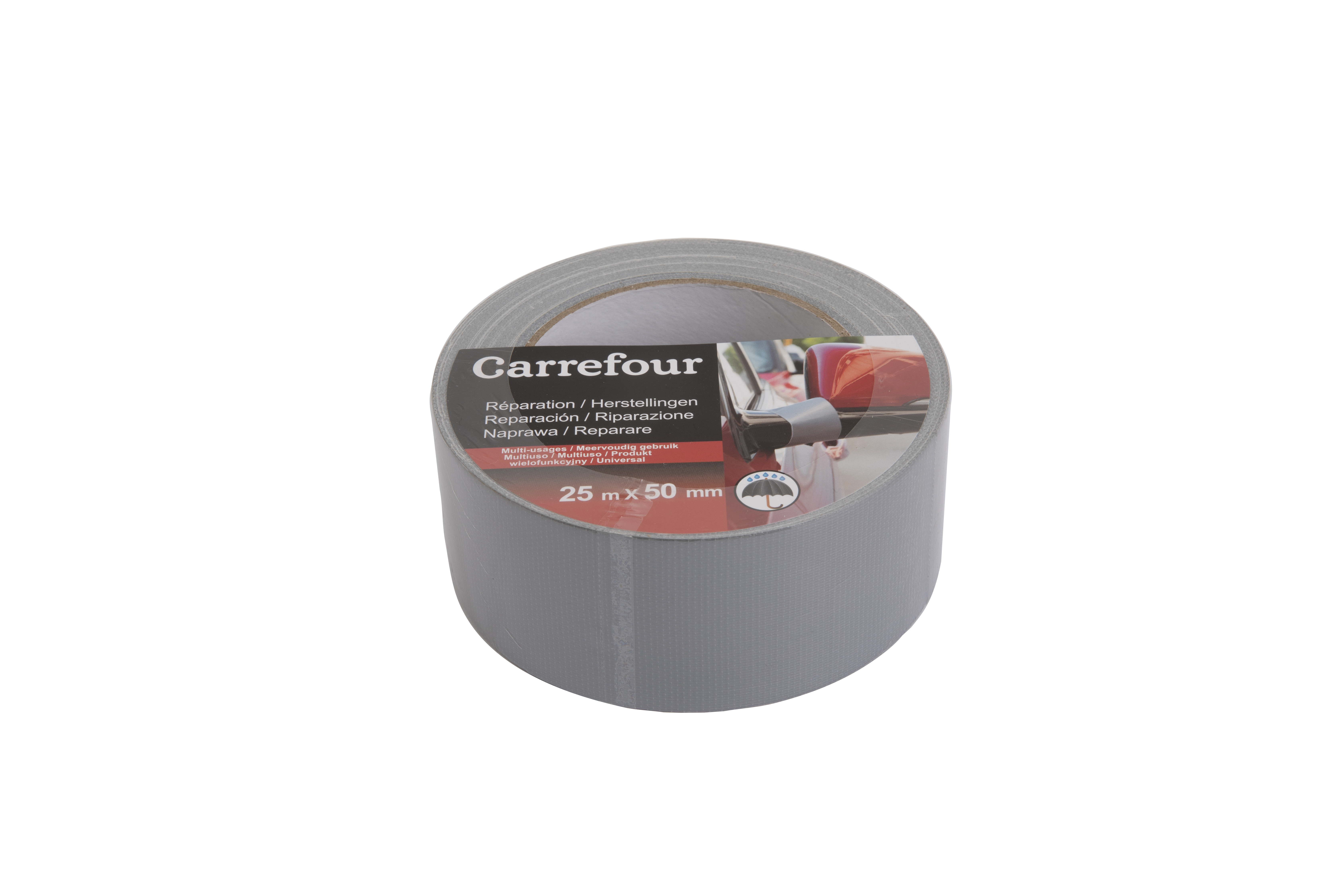 Carrefour Nastro riparazione Grigio 25x50