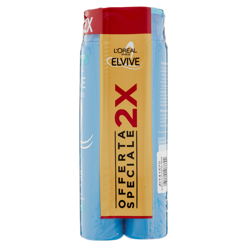 L'Or&eacute;al Paris Shampoo Elvive Antiforfora, Per Capelli Normali, Confezione da 2